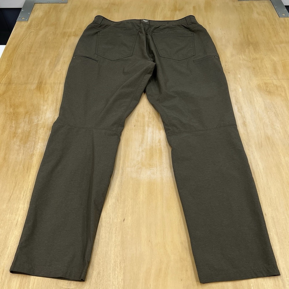 Kuhl Deceptr Chino Pants Mens 38x32 Slim Fit Tapered Leg Ripstop Stretch Green - Picture 3 of 13